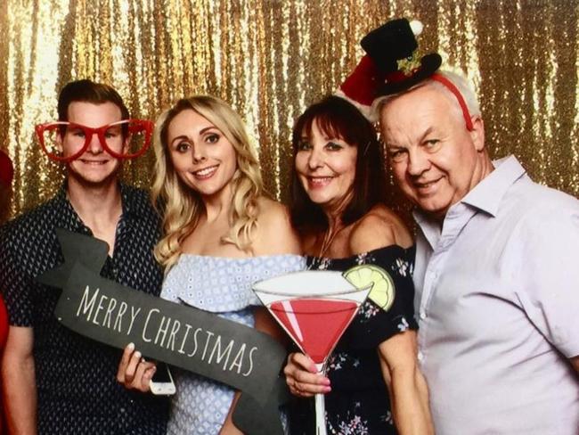 The family hamming it up for Christmas. Picture: Instagram