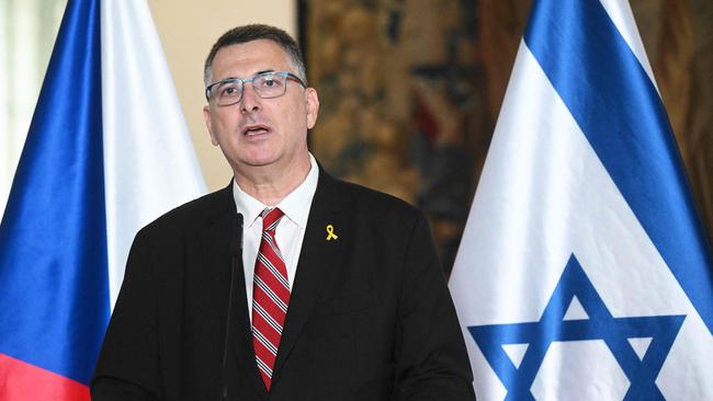 Israel’s Foreign Minister Gideon Sa’ar. Picture: Michal Cizek / AFP