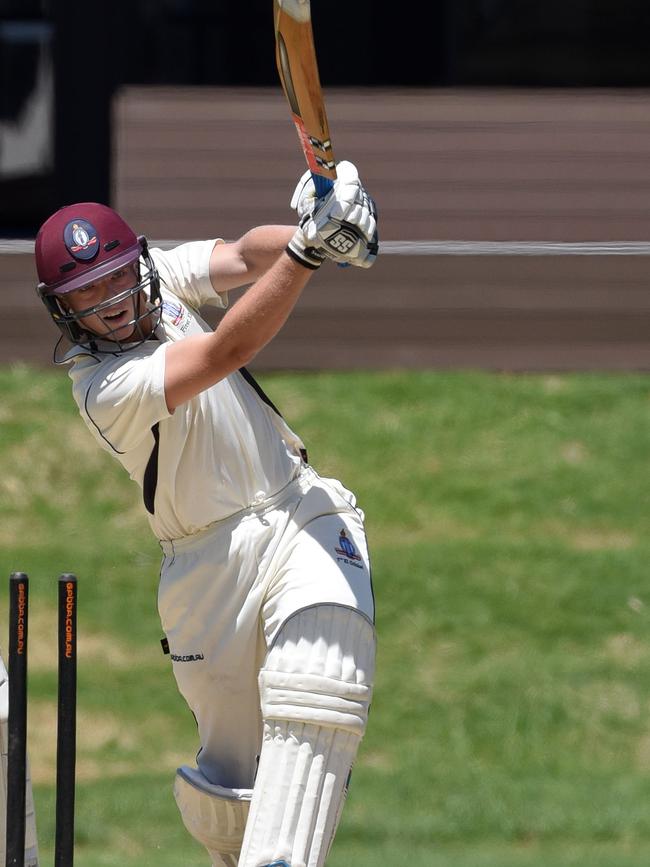 Watts made 14 at No.7. Picture: Steve Holland