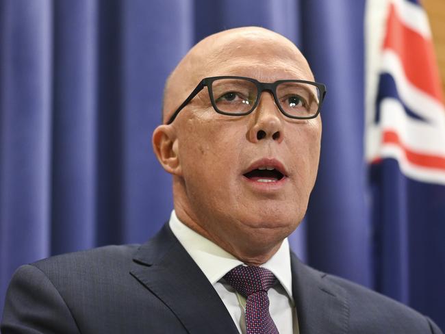 Peter Dutton and his opposition face two do-or-die tests between now and the next election. Picture: Martin Ollman