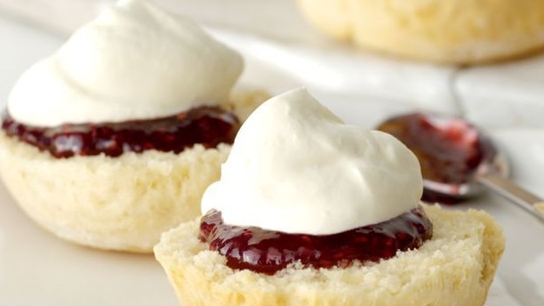 Air fryer lemonade scones are easy to make.