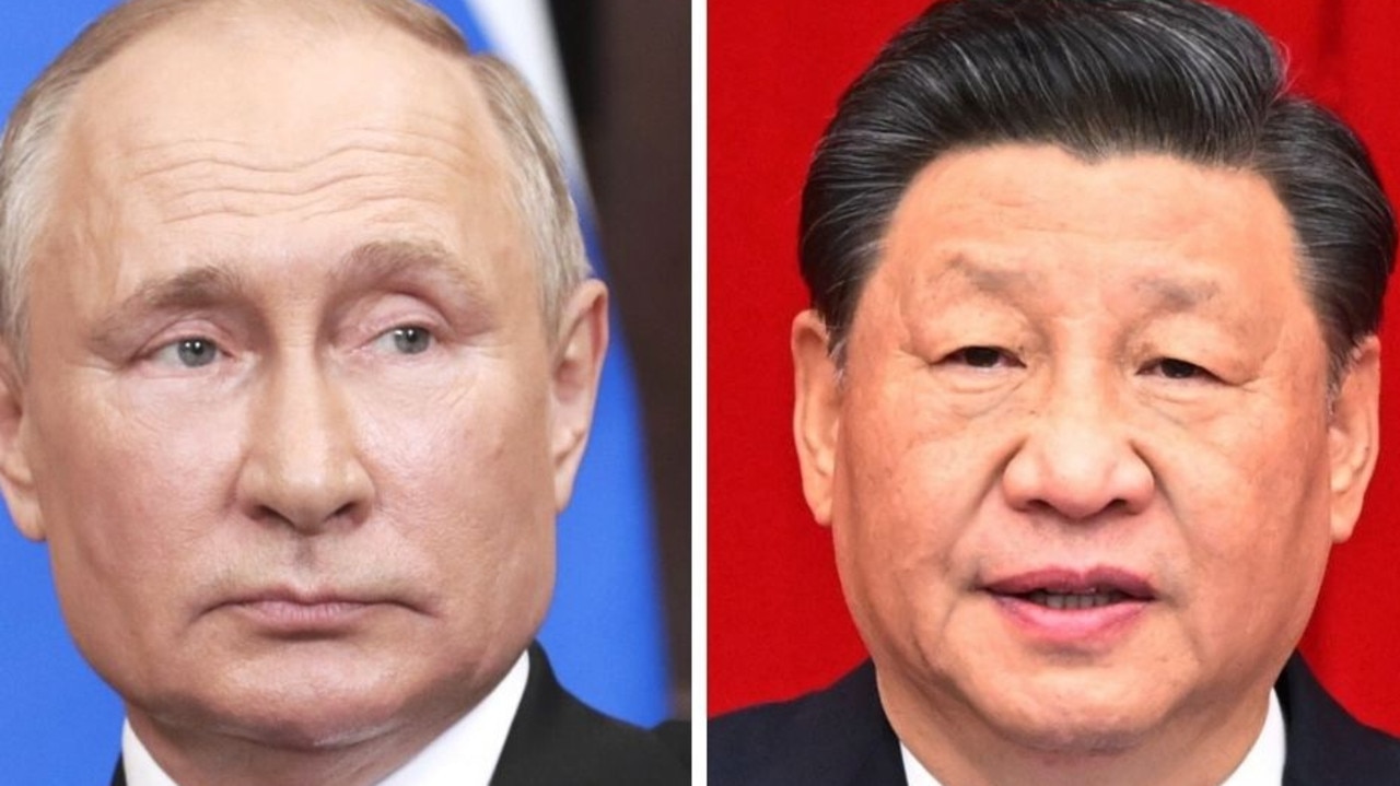 Despite grave fears, President Vladimir Putin says plans Russia intends to invade Ukraine are ‘absurd’, a claim backed by his Chinese counterpart, Xi Jinping. Picture: Getty Images