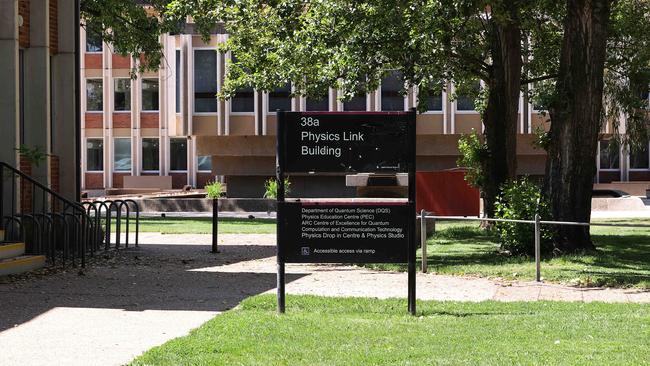 The physics building of the The Australian National University in Canberra.