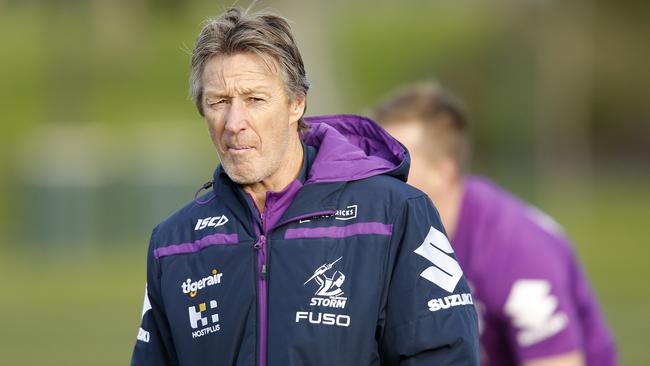 Melbourne Storm coach Craig Bellamy must unearth a new centre for his side. Picture: Getty Images