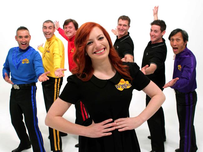 Change of the Wiggles guard ... The Wiggles members both retired and current.