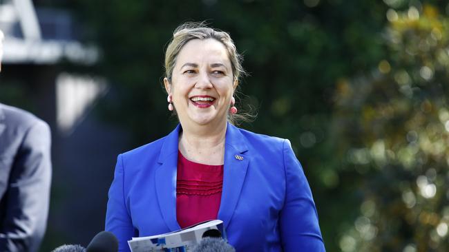 Queensland Premier Annastacia Palaszczuk in Brisbane. Picture: NCA NewsWire/Tertius Pickard