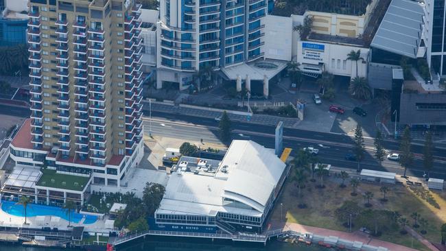 The former Helm Bar and Bistro at Surfers Paradise.