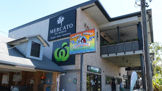 The Mercato shopping centre on Jonson St in Byron Bay.