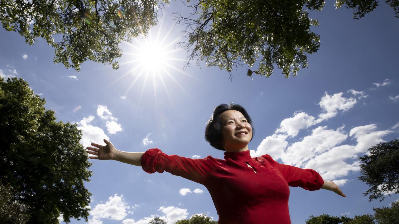 The Australian. Australian reporter Cheng Lei, freed after nearly 3 years in the Chinese prison system for breaking an embargo by a few minutes. She would see roughly 10 hours of daylight a year and missed seeing the sun. Picture: Arsineh Houspian