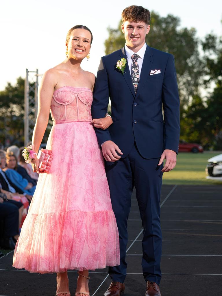 Martha Dingle and Brodie Witt at the 2024 Rockhampton Grammar School formal.