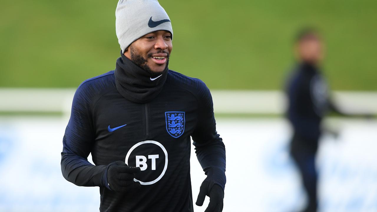Raheem Sterling is training as normal but will not feature on Friday morning.