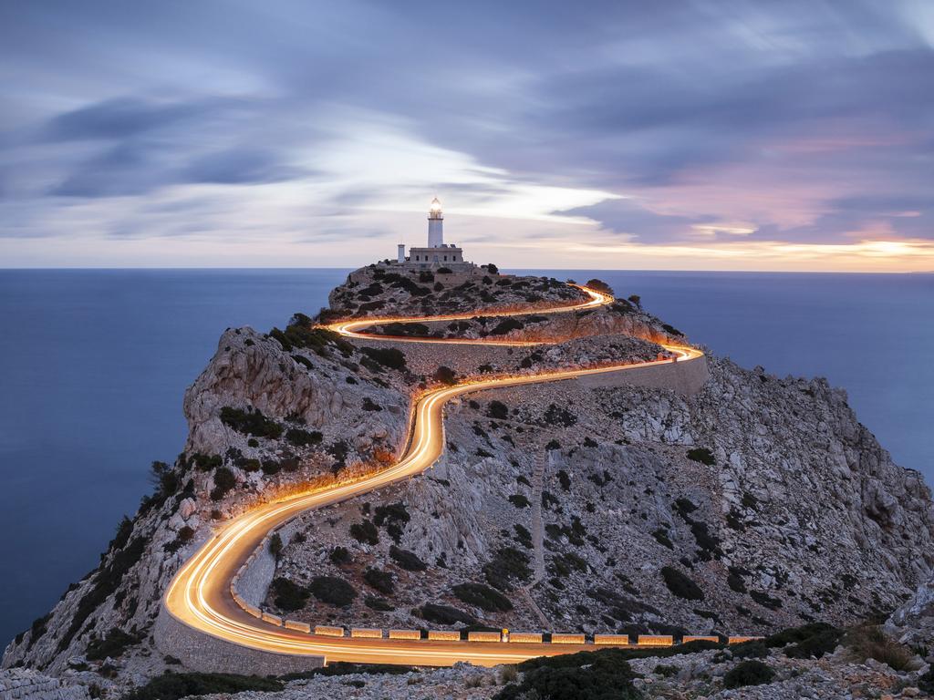 ‘Lighthouse’ ... The photograph was taken in Mallorca, Cap de Formentor. The photograph was taken with a long exposure, waiting for the sunset. Picture: Diego Faus Momparler, Spain, Entry, Open, Motion, 2018 Sony World Photography Awards