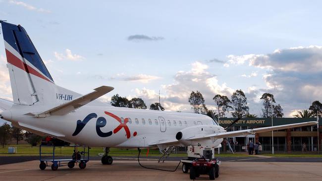 Rex has a fleet of 61 Saab 340s which are used on regional routes. Picture: Supplied