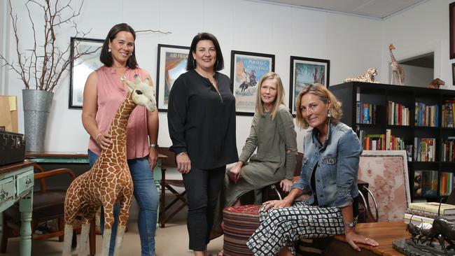 Debbie Russell, Sarah Hoyland, Clair Abignano and Kerry Lorimer. Sarah Hoyland, director and founder of The Classic Safari Company, a travel company that specialises in Women-Only travel tours. Picture: Britta Campion