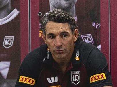 Queensland State of Origin coach Billy Slater pictured before the start of Game Two at the MCG in Melbourne. Picture Instagram @qldmaroons