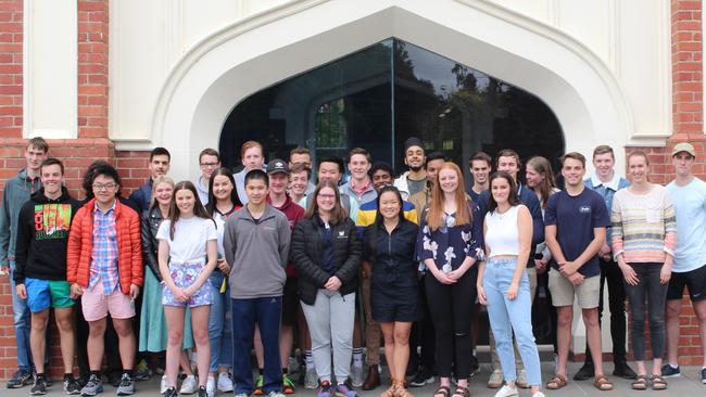 Ballarat Clarendon College’s VCE class of 2019.