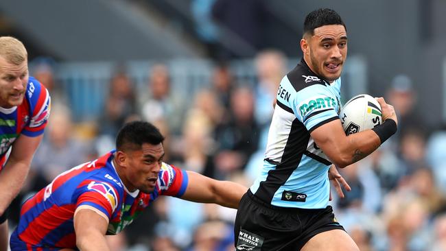 Valentine Holmes continues to star for the Sharks. Picture: Getty Images