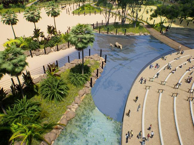 New renders show a massive upgrade for Werribee Open Range Zoo. An elephant sanctuary and a Sky Safara gondola ride are among the new attractions to be built.