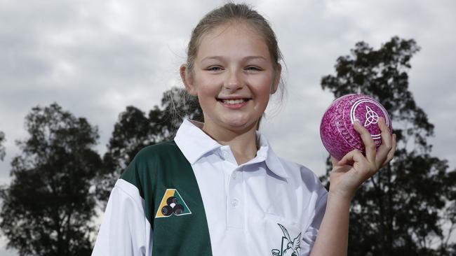 Caitlin Robinson has been selected for a junior development squad in lawn bowls. Picture: David Swift