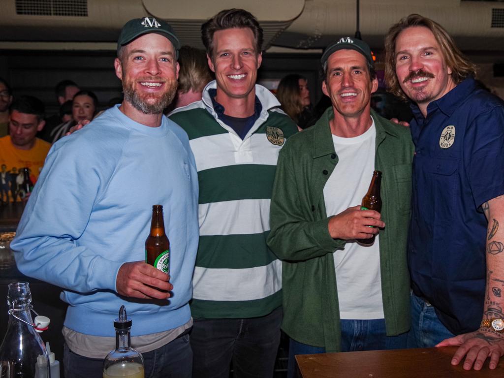 Old Mates opened with a bang, with Aussie actors and AFL stars popping in for a drink. Picture: Matt Davies