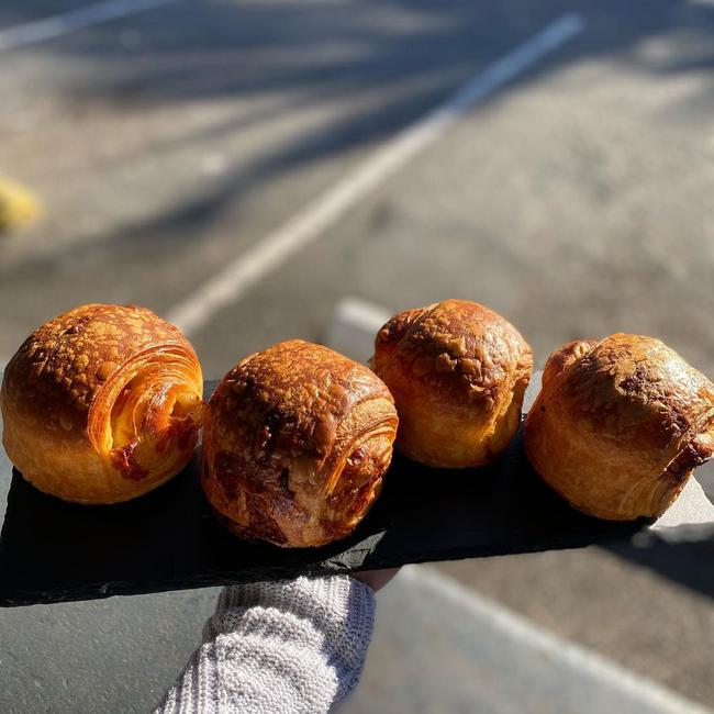 Rainforest Bakery's ham and cheese cruffins.