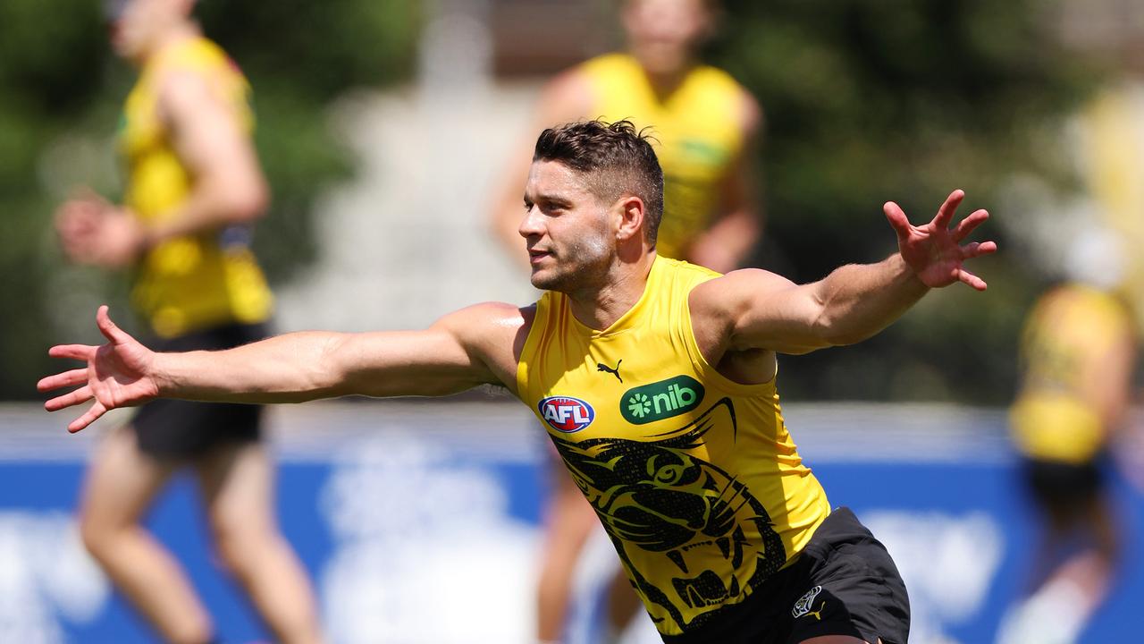 Dion Prestia was one of the first on the track on Thursday. Picture: Mark Stewart