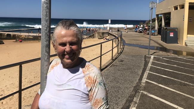 Janelle Rui, of Dee Why, at the southern end of Curl Curl Beach, was in favour of bigger, clearer signs. Picture: Jim O'Rourke