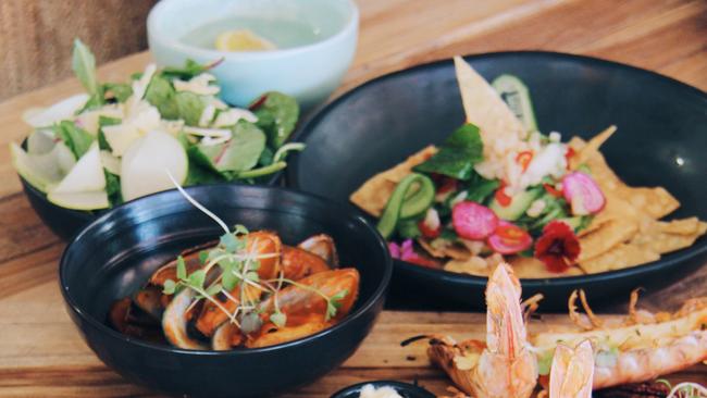 Seafood plate at Baskk, Kirra