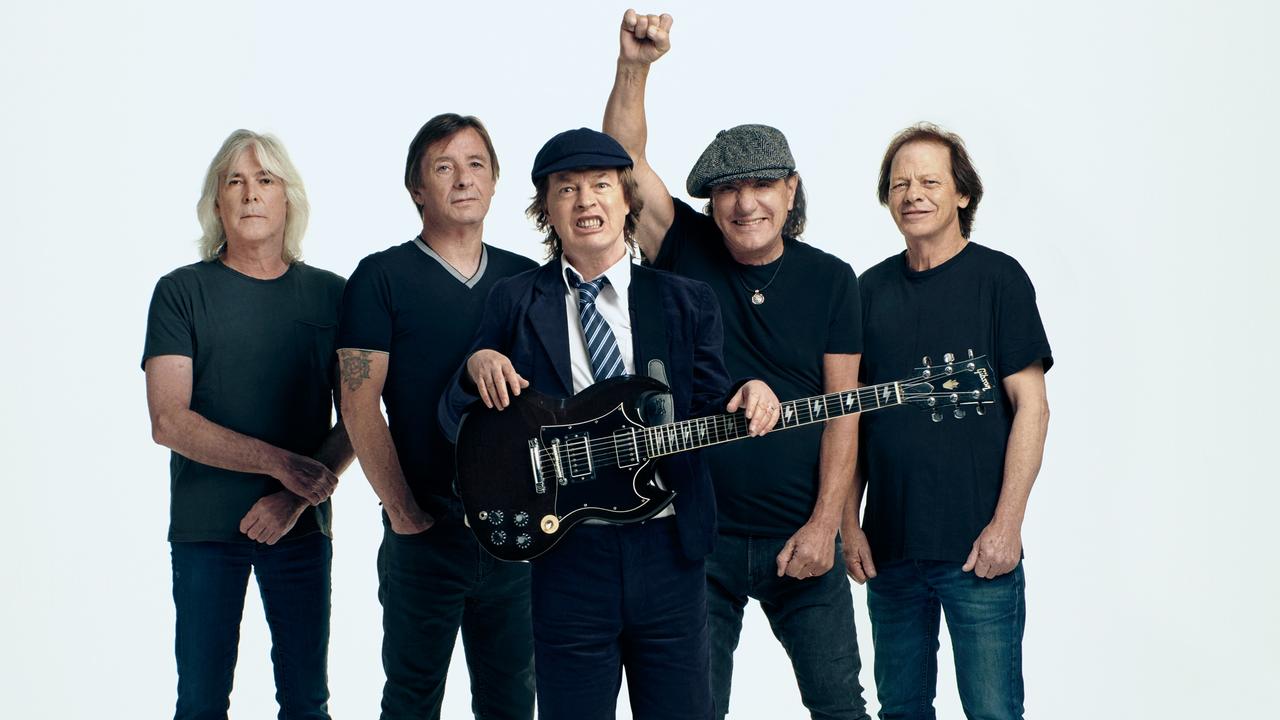 Rock legends AC/DC remain one of the world’s most popular bands in the digital era. Picture: Supplied