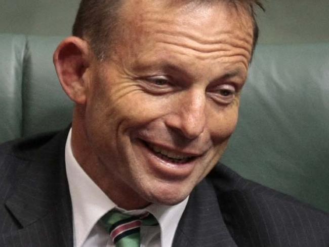 27/10/2009 NEWS: Tony Abbott during Question Time today in the House of Representatives, Federal Parliament, Canberra.