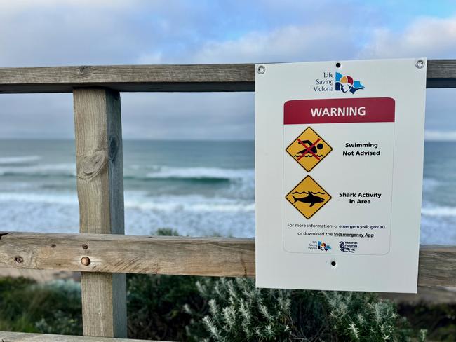 Swimmers and surfers have been urged to choose another beach. Picture: Steve Arklay