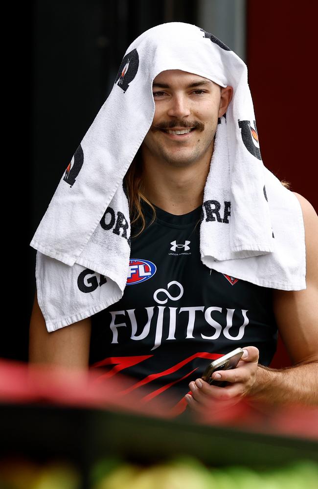 Sam Draper at training on Monday. Picture: Michael Willson/AFL Photos