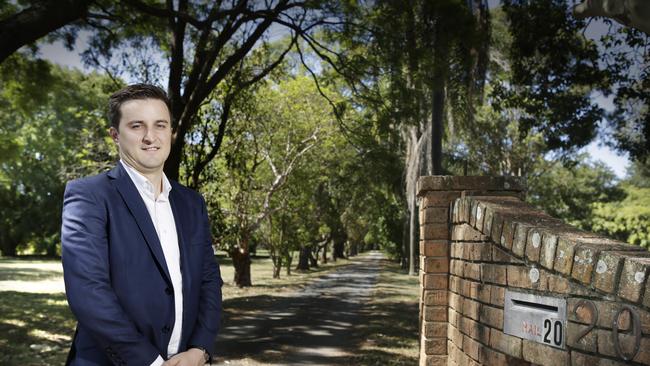 Sam Byrne from JLL, who negotiated the sale of the development site at 20 Ford Rd, Rochedale. (Photo AAP/Megan Slade)