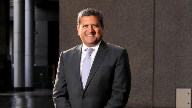 Newcrest CEO Sandeep Biswas in Melbourne. Stuart McEvoy/The Australian.