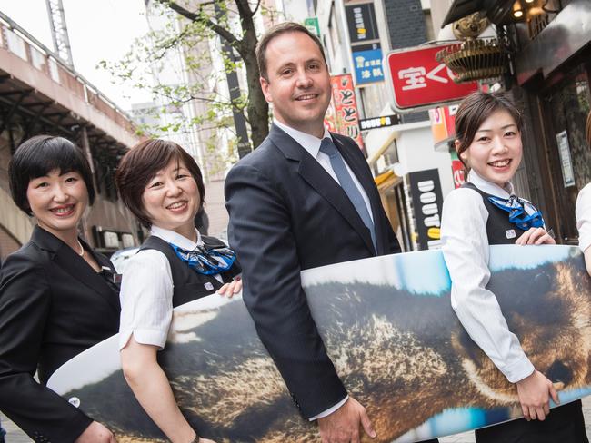 Federal Tourism Minister Steve Ciobo in Japan on a trade trip talking up Australian and Gold Coast as destinations