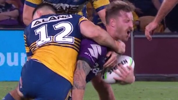 Cameron Munster could be in some doubt for the Storm's Grand Final qualifier