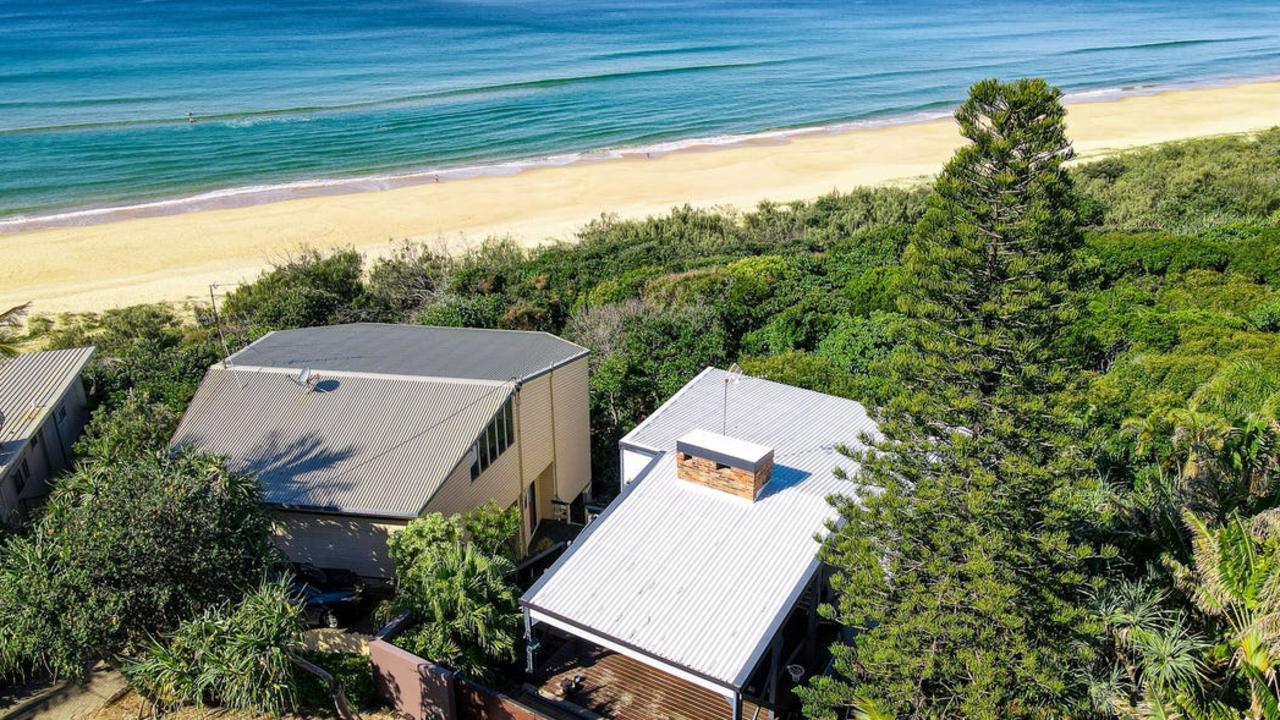 Therese Rein bought this beachfront cottage which has DA approval in Sunshine Beach for $6.75m before selling it six months later to Gina Rinehart for $9.75m.