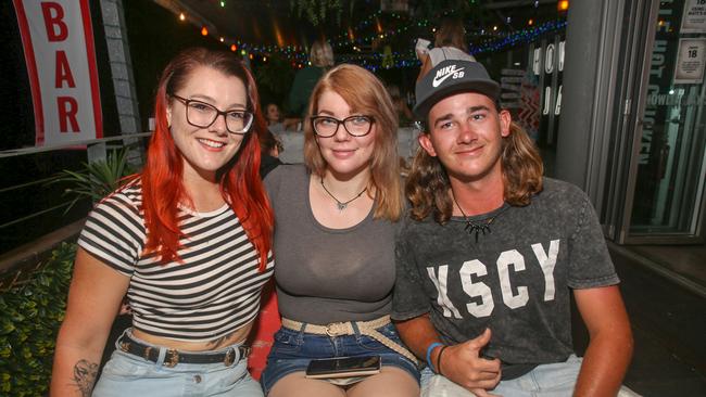 PJ O'BRIEN'S: Chloe Curtis, Chelsya Muller and Brian Win