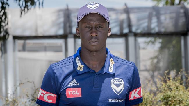 Thomas Deng outside the Parkville Youth Justice Centre.