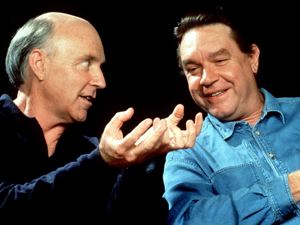 Clarke and Dawe together in 1998 at the height of their powers. Picture: Supplied