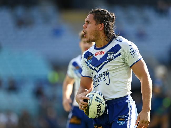 The fight between the Bulldogs and former player Jackson Topine has been simmering for more than a year. Picture: NRL Imagery