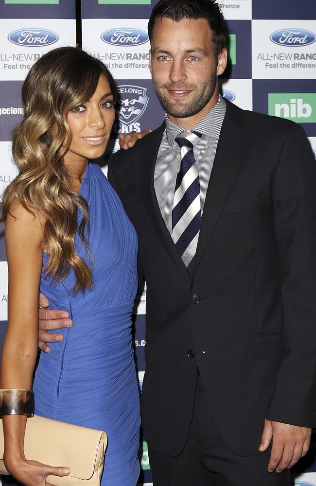 2011: Nadia and Jimmy at the 2011 Geelong Best and Fairest.