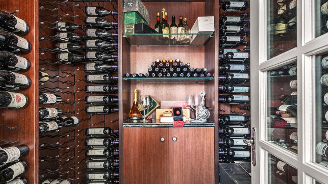 The 1200 bottle, climate-controlled wine cellar in the house at 89 Longman Tce, Chelmer.