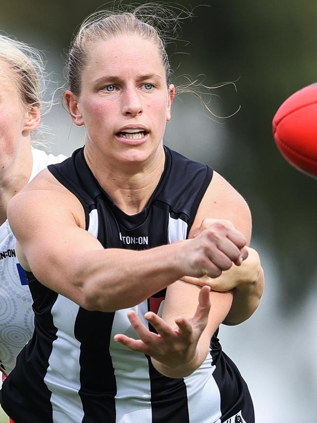 How will Jaimee Lambert and the Pies finish the season? Picture: AFL Photos/Getty Images