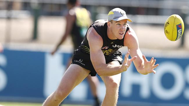 Tom Lynch is set to feature in Richmond’s trial game on Saturday. Picture: Michael Klein