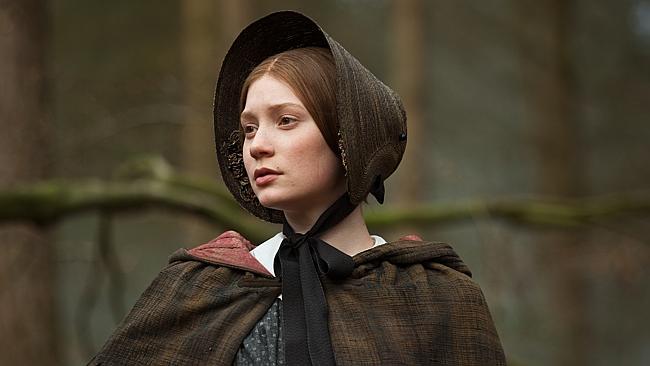 Mia Wasikowska in a scene from the 2011 film Jane Eyre based on Charlotte Bronte’s novel.