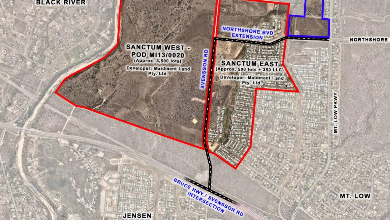 Svensson Rd will be connected to the Bruce Highway.