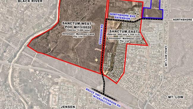 Svensson Rd will be connected to the Bruce Highway.