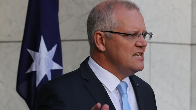 Punters who back Prime Minister Scott Morrison’s Liberal/National Coalition will get back $5 if they are successful on May 18. Picture: Adam Taylor