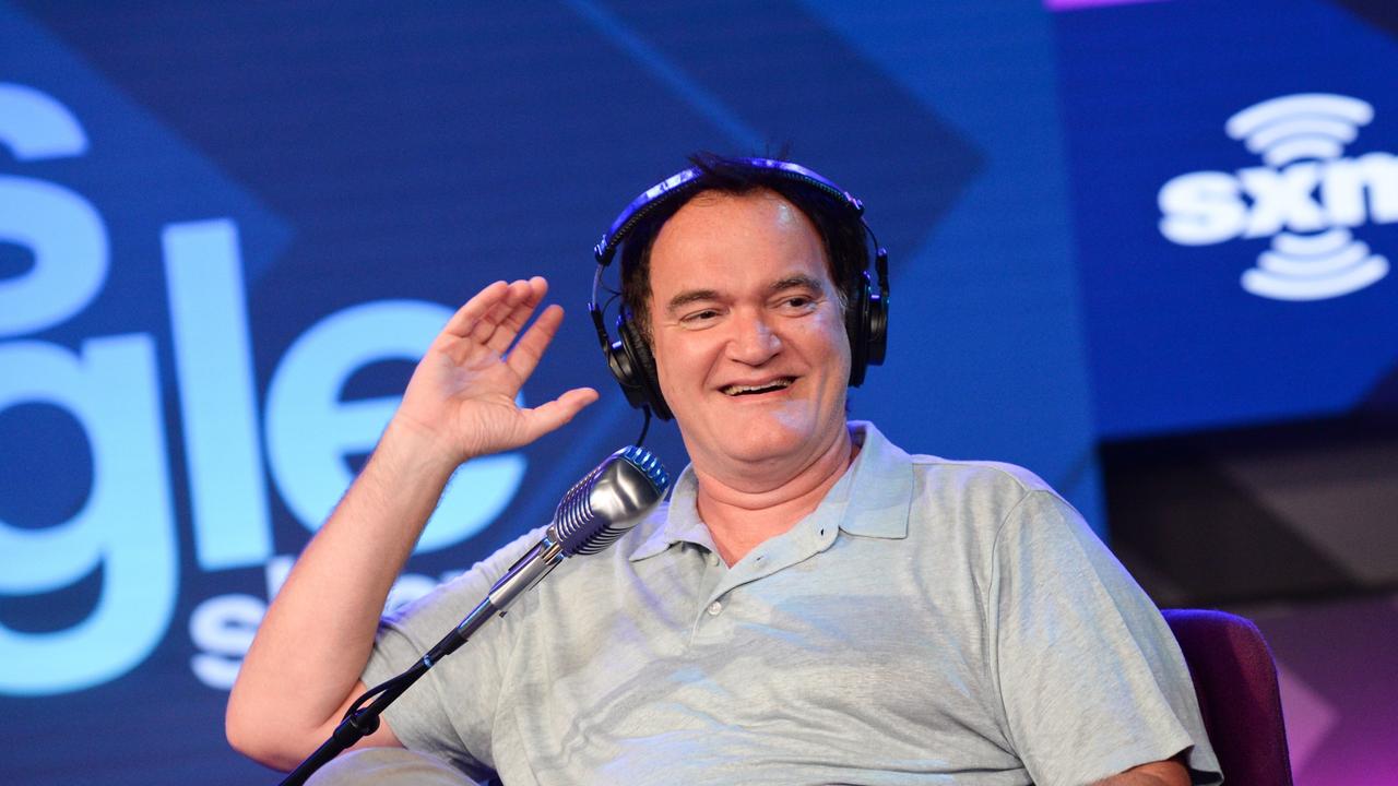 Quentin Tarantino visits The SiriusXM Hollywood Studios in Los Angeles. Picture: Vivien Killilea/Getty Images for SiriusXM